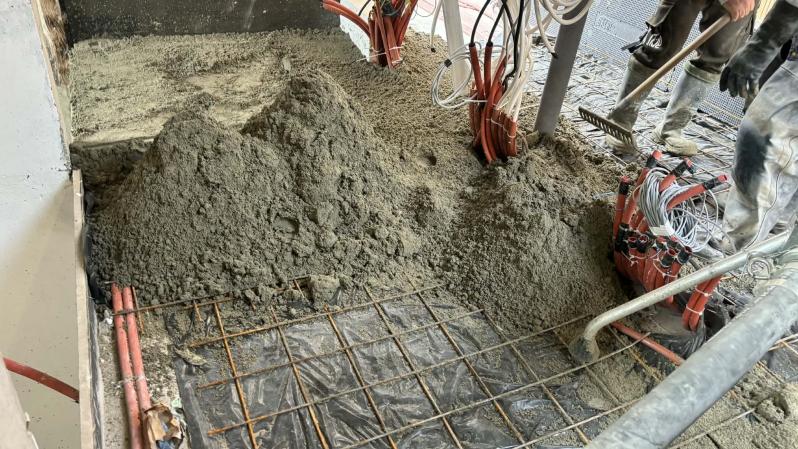 Lakások aljzatbetonozása