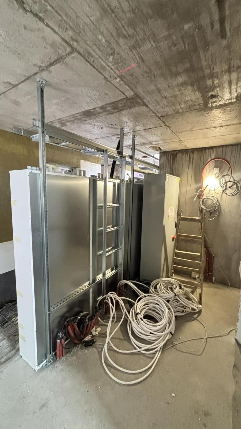 Szintenkénti elektromos elosztók elhelyezése