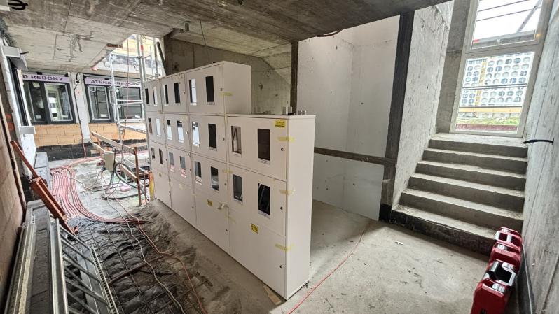 Szintenkénti elektromos elosztók elhelyezése